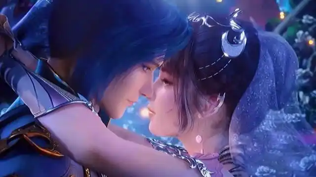 斗罗大陆:唐三小舞五年后的第一吻,爱了爱了!