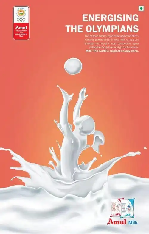创意广告设计欣赏牛奶篇