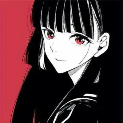 暗黑系二次元女生头像