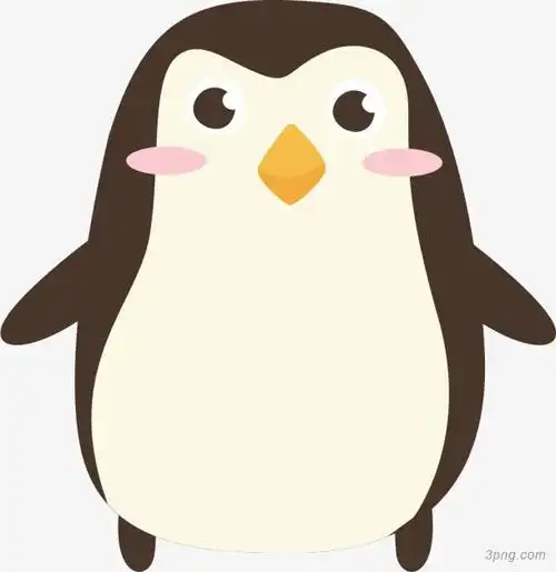 标签:幼小企鹅矢量卡通风格幼小动物可爱