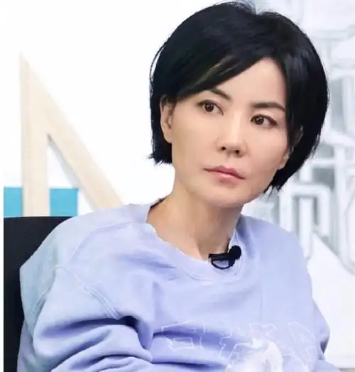 51岁王菲新造型来袭香芋紫上衣大方优雅这气质真绝了