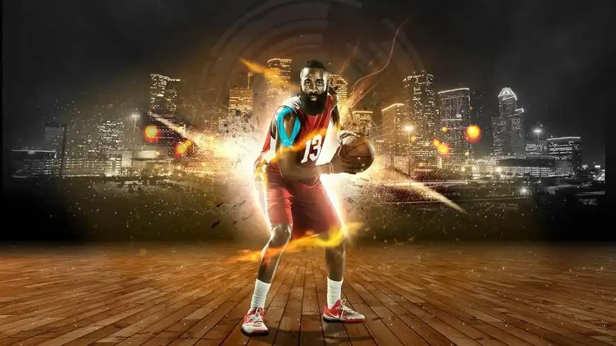 篮球哈登火箭劲爆体育壁纸