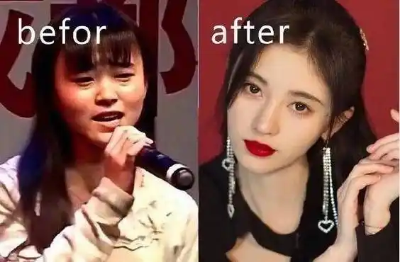 鞠婧祎卸妆前后对比曝光!