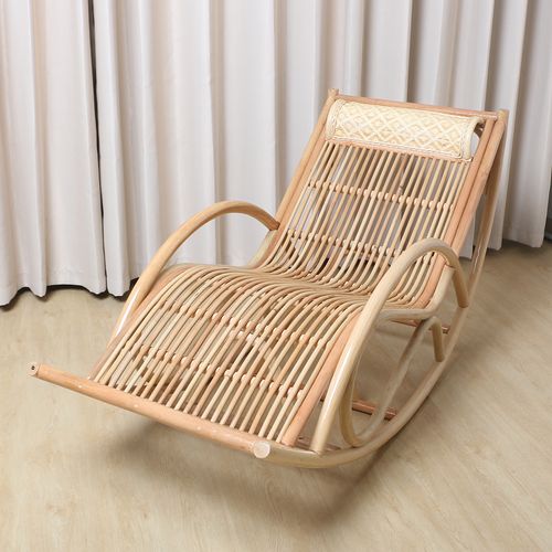 摇椅藤椅躺椅家用阳台休闲午休藤编摇摇懒人摇椅