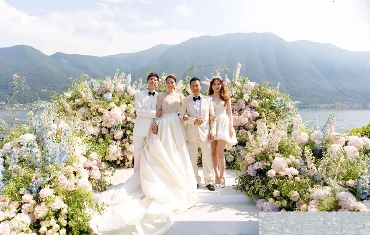 甄子丹国外补办婚礼,斥巨资租游艇包庄园,王宝强等众星到场祝贺