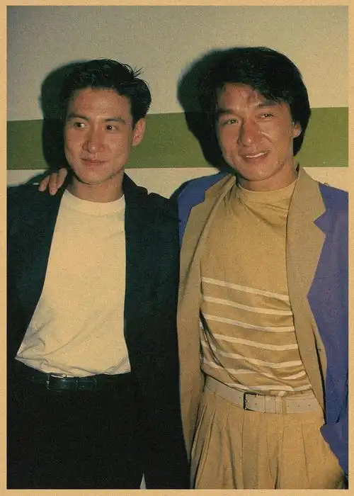 明星80年代海报港台大陆经典合影酒吧饭店装饰现代装饰画