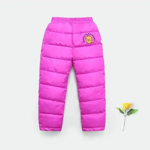 儿童棉裤女秋冬加厚新款男童裤子小童婴儿宝宝中高腰冬裤外穿卡通