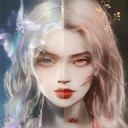 捏脸一半天使一半魔鬼