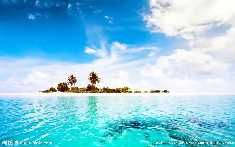 海上小岛图片