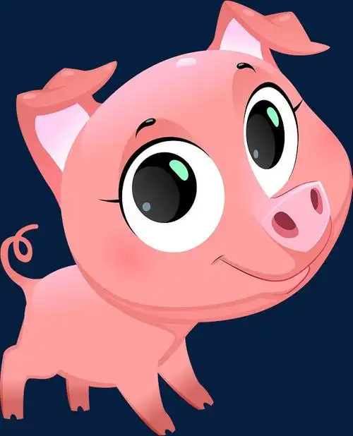 可爱的卡通动物矢量素材png素材-90设计