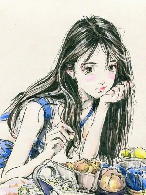 手绘##绘画##什么是高质量的恋爱