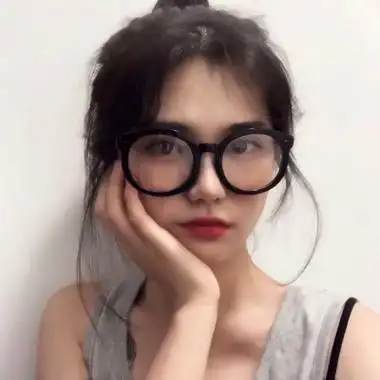 戴眼镜的女头气质,女生头像图片