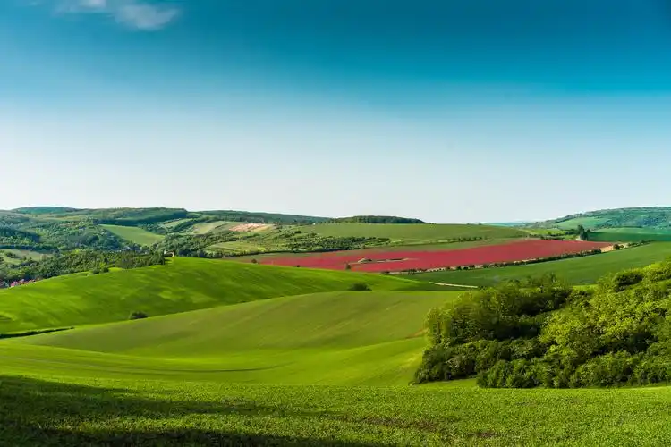 辽阔的丘原风光,图片,壁纸,自然风景-桌酷