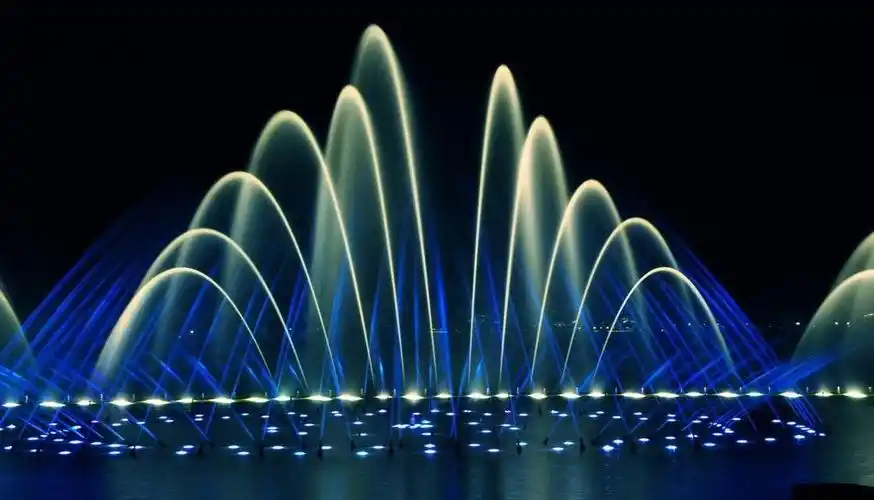 音乐喷泉灯光设计效果图