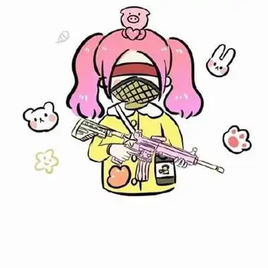 和平精英卡通女生头像