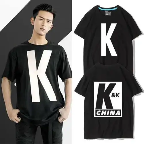 战队亲爱的热爱爱的李现韩商言同款kk短袖恤米t恤