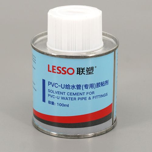 lesso联塑pvc排水管给水管胶水环保粘合剂胶粘剂100ml 500ml pvc-u
