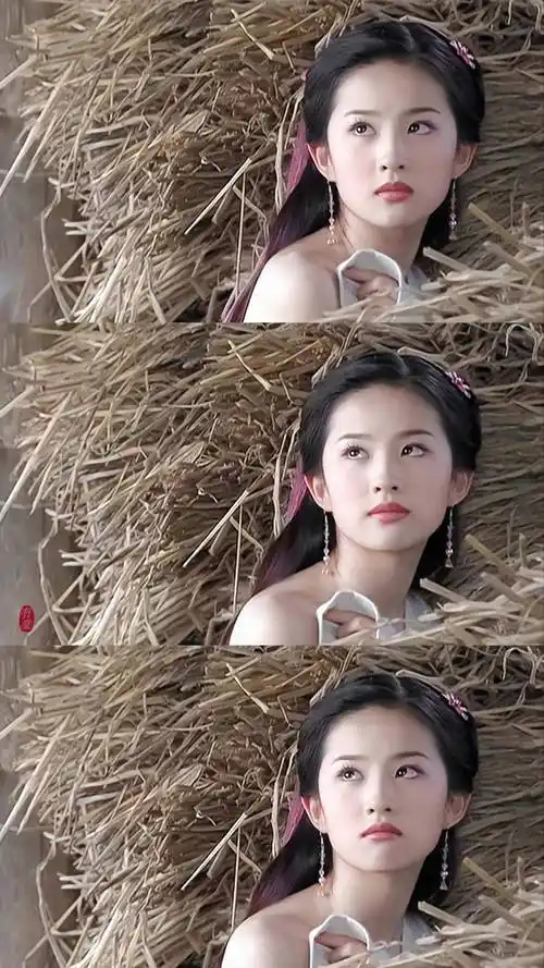 《天龙八部》是刘亦菲的第一部古装剧刘亦菲,出演时她才15岁,气质清雅