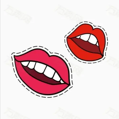 这是我的嘴巴,对你笑哈哈.