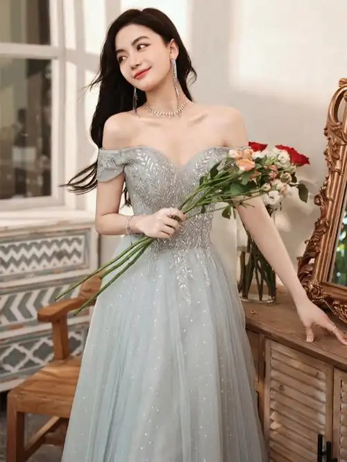 晚礼服气质轻奢名媛高级感伴娘