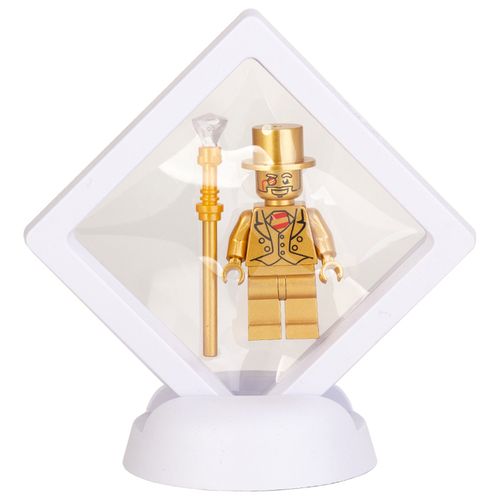 兼容乐高小金人电镀喷漆儿童创意diy益智拼装积木人仔玩具礼物