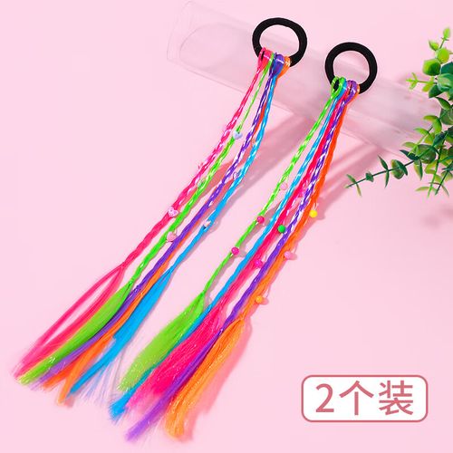 捷迈【首单立减】儿童假发辫子4一五岁头饰女童小女孩扎头发公主宝宝