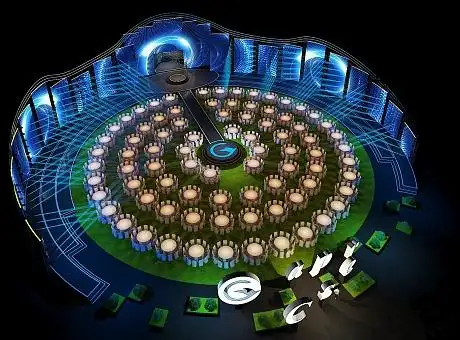 圆型的舞台该怎样布局?3d设计-舞美设计4.