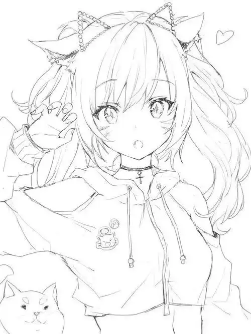 对于初学者更是一个必经过程,本文就给大家带来一组动漫人物线稿的