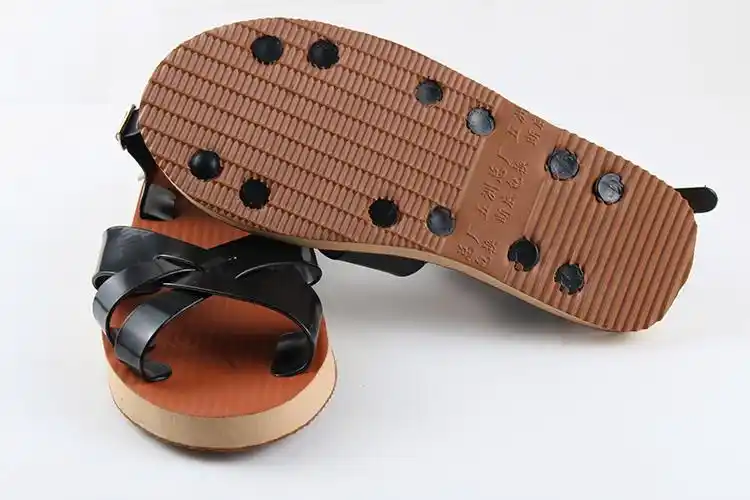 泡沫凉鞋男户外老式防滑夏季流橡胶镂空越南罗马老式复古怀旧经典轻便