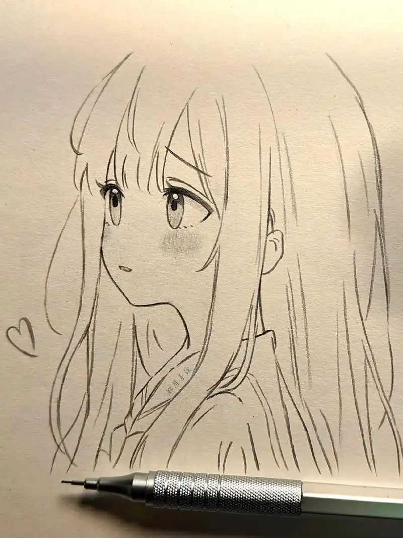 "景是旧景,人非旧人"#手绘 #临摹 #绘画过程 #漫画女孩 - 抖音