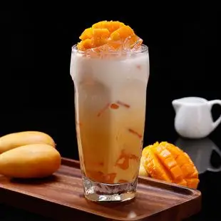 索一 芒果牛奶粉1000g袋装早餐冲饮品速溶奶茶粉饮品店原料
