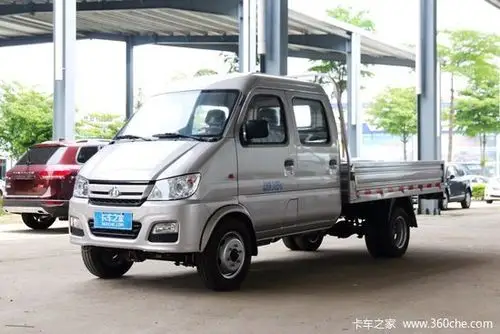 长安跨越新豹mini12l88马力271米双排栏板微卡后双胎sc1031gas53报价