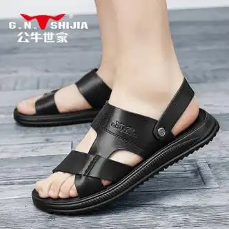 鞋靴>流行男鞋>男士凉鞋>其它男士凉鞋>公牛世家>公牛世家凉鞋男2024