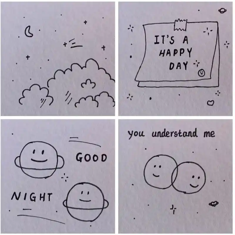 ins风简笔画.#简笔画 #画渣日常 #临摹 #一起学画画  - 抖音