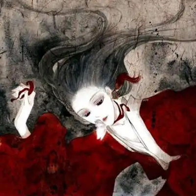 古风动漫霸气红衣