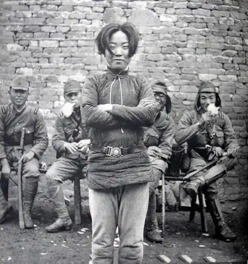 珍贵老照片,1937-1945,壮烈牺牲的5位中国抗日女英雄