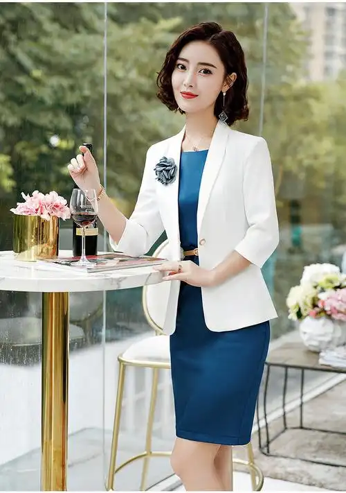 职业装女套装2018新款时尚气质ol名媛小香西装正装讲师服工作服秋