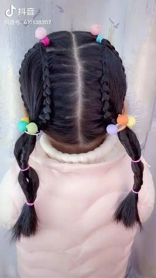 短发宝宝一样可以编出好看的发型儿童编发编发教程日常编发
