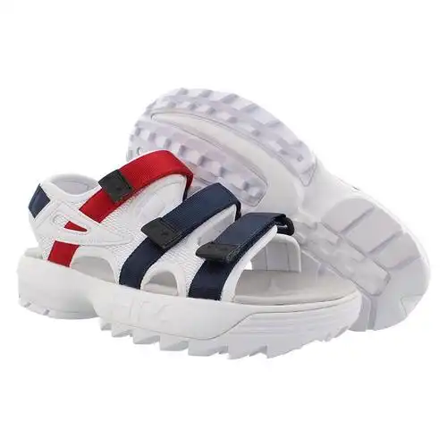 美国直邮fila斐乐disruptorsandal男子粘扣防滑凉鞋跑步鞋