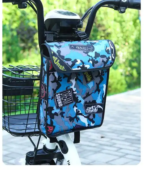 璞后(puhou) 电动车挂物包防水电瓶车小挂包手机收纳袋子神器前置物兜