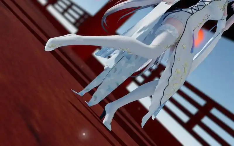 古风唯美洛天依,流水无情落花情.